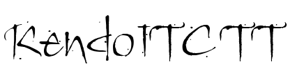 KendoITC TT Font Image