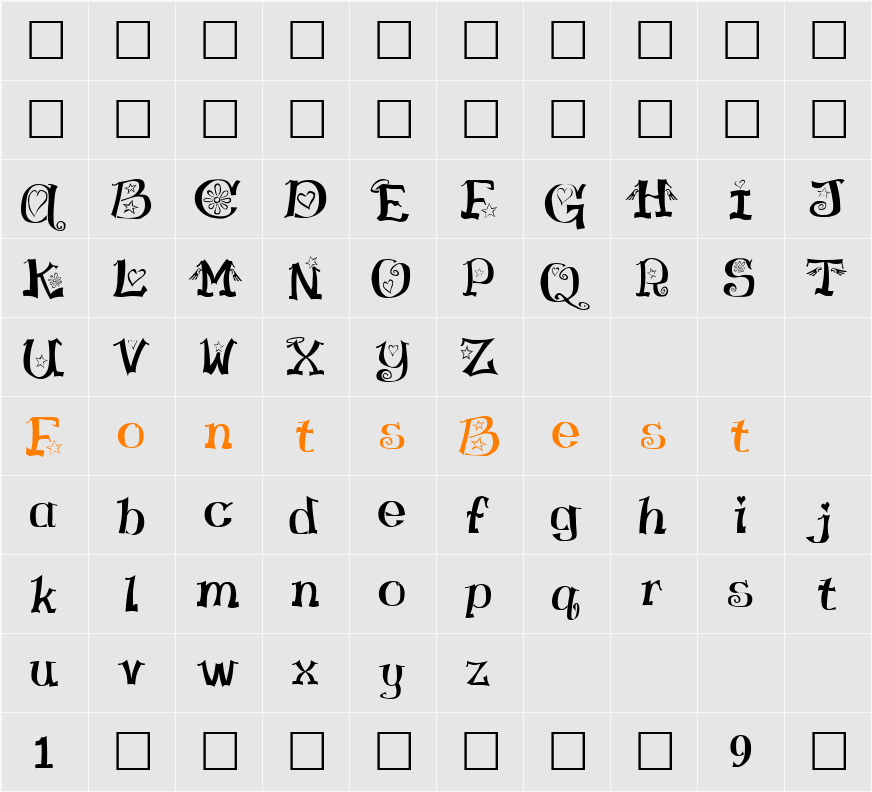HamLake Character Map