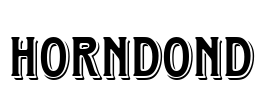 HorndonD Font Image