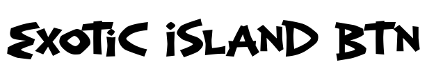 Exotic Island BTN Font Image
