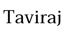Taviraj Font Image