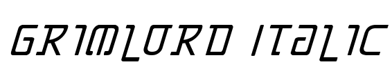 Grimlord Italic