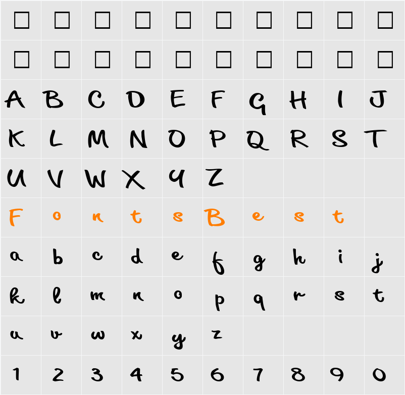 SmartMove Character Map