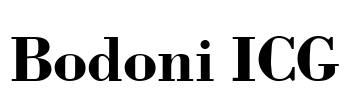 Bodoni ICG