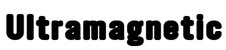 Ultramagnetic Font Image