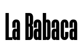 La Babaca Font Image