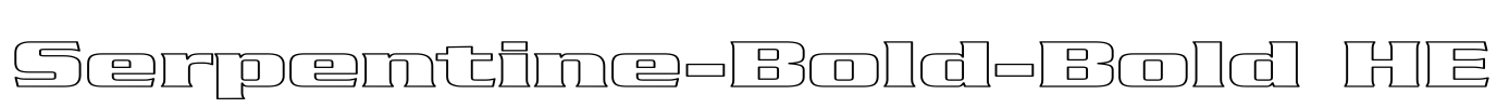 Serpentine-Bold-Bold HE Font Image