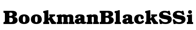 BookmanBlackSSi