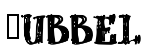 dUBBEL Font Image
