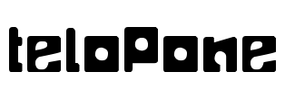 TELOPONE Font Image