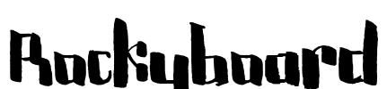 Rockyboard Font Image