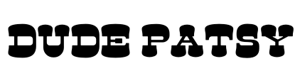 Dude Patsy Font Image