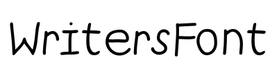 WritersFont Font Image