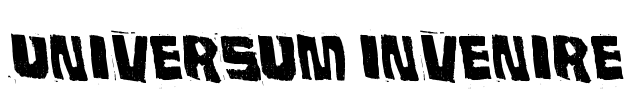 Universum Invenire Font Image