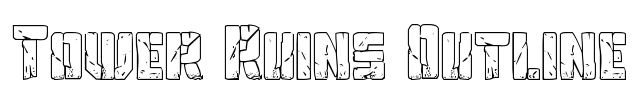 Tower Ruins Outline
