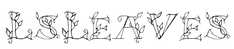 LSLeaves Font Image