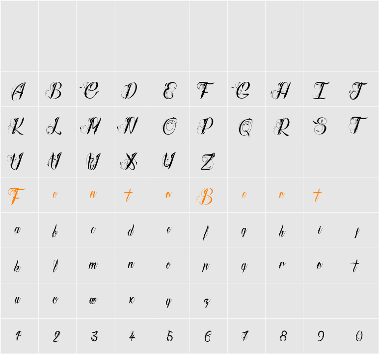 Radical Beat 2 Character Map