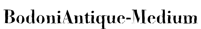 BodoniAntique-Medium