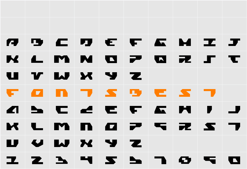 Gyrfalcon Expanded Character Map