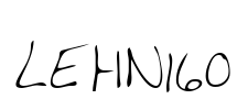 LEHN160 Font Image