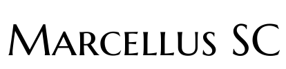 Marcellus SC Font Image
