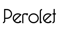 Perolet Font Image