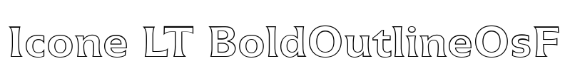 Icone LT BoldOutlineOsF