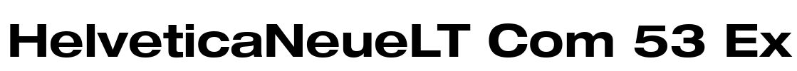 HelveticaNeueLT Com 53 Ex