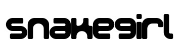 Snakegirl Font Image