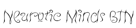 Neurotic Minds BTN Font Image