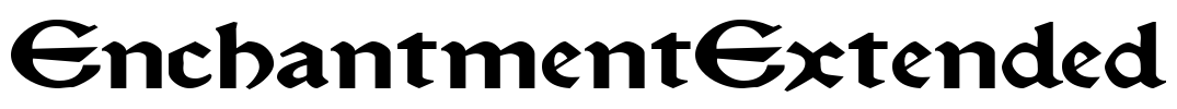 EnchantmentExtended Font Image