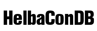 HelbaConDB Font Image