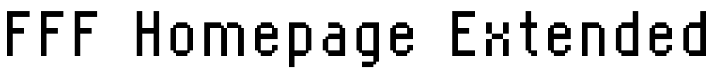 FFF Homepage Extended Font Image