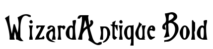 WizardAntique Bold Font Image
