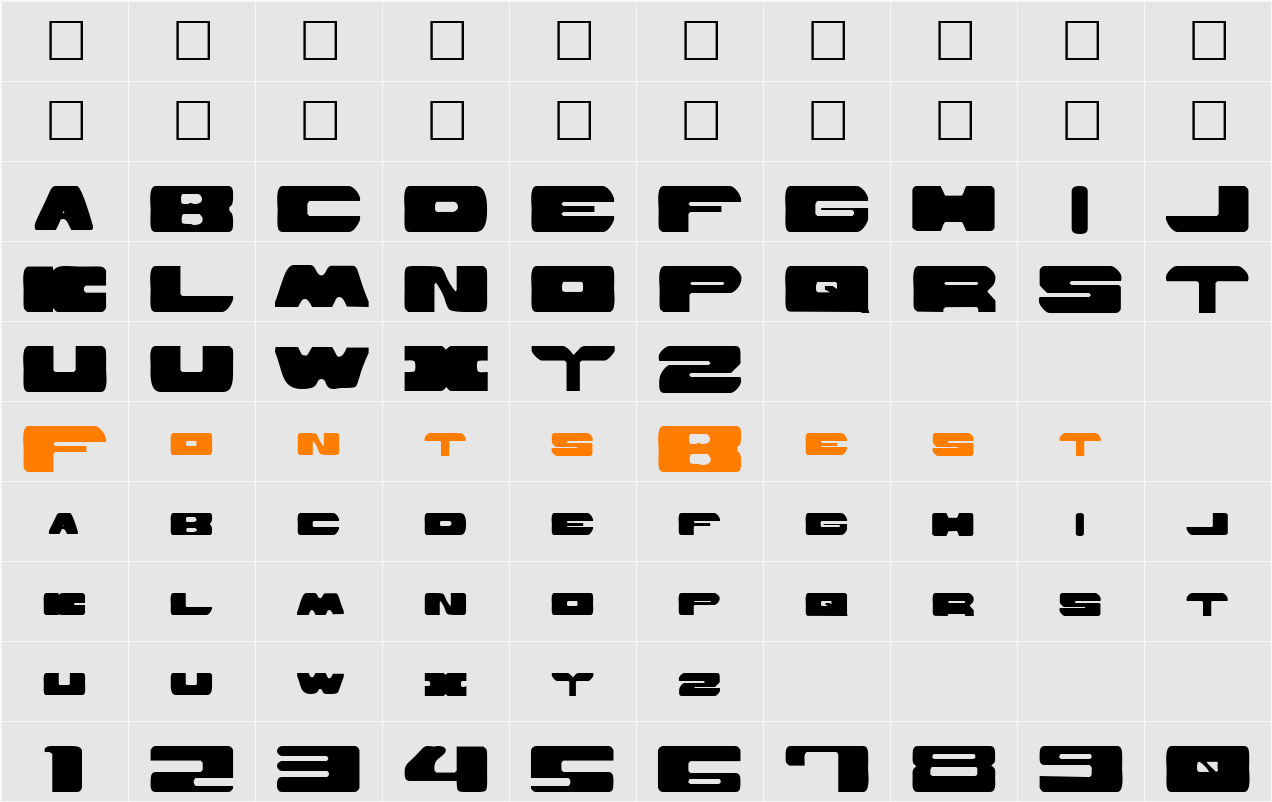Who Character Map