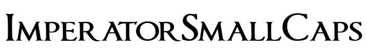 ImperatorSmallCaps Font Image