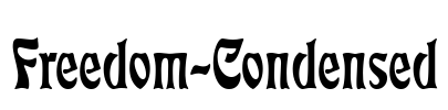 Freedom-Condensed