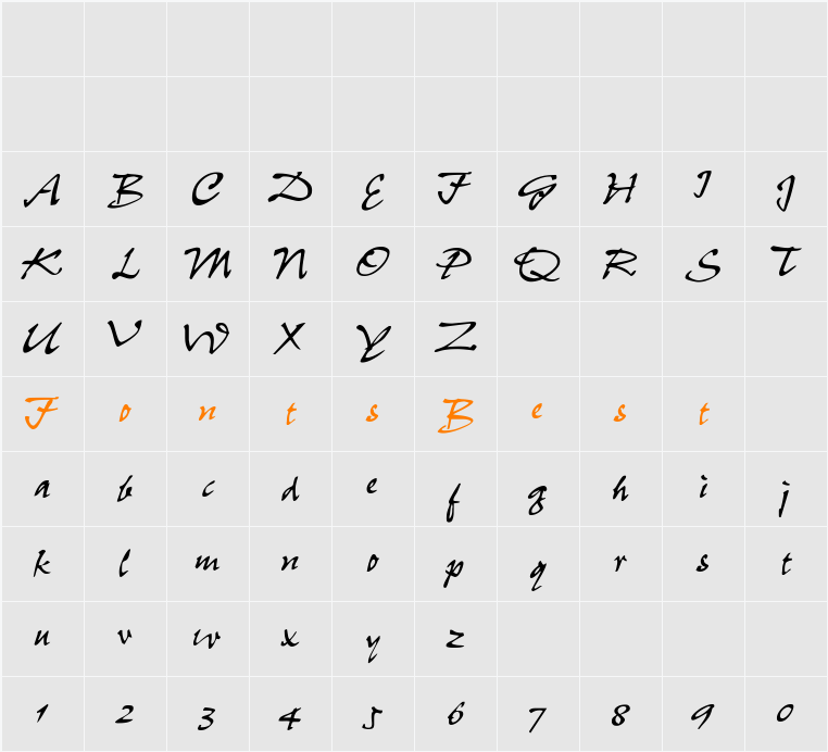 Snappy Character Map