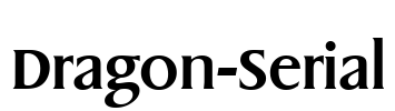 Dragon-Serial Font Image