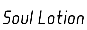 Soul Lotion Font Image
