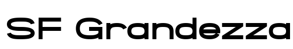 SF Grandezza Font Image