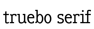 truebo serif