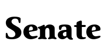 Senate Font Image