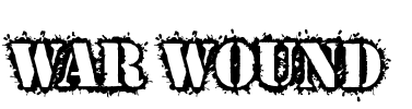 War Wound Font Image