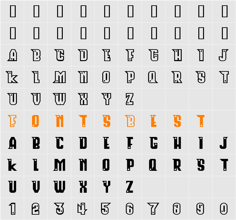 Structure Character Map