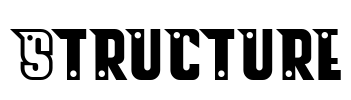 Structure Font Image