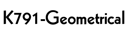 K791-Geometrical Font Image