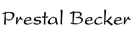 Prestal Becker Font Image