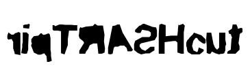 ripTRASHcut Font Image