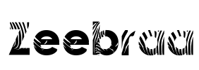 Zeebraa Font Image